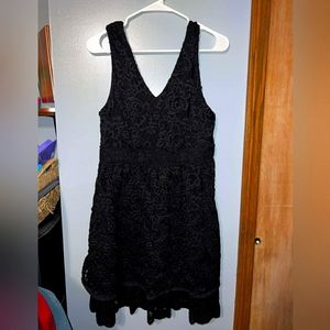 Altar'd State Black Lace dress midi